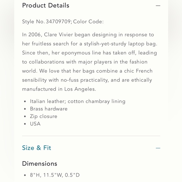 Rare Clare V OUI clutch - Picture 3 of 8